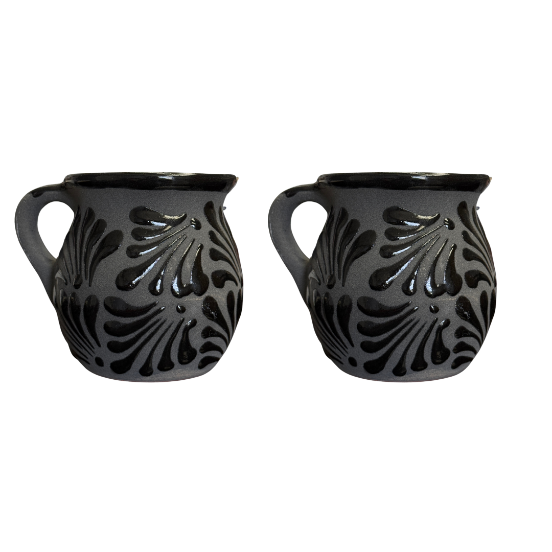 2 PONCHEROS NEGROS 12 OZ